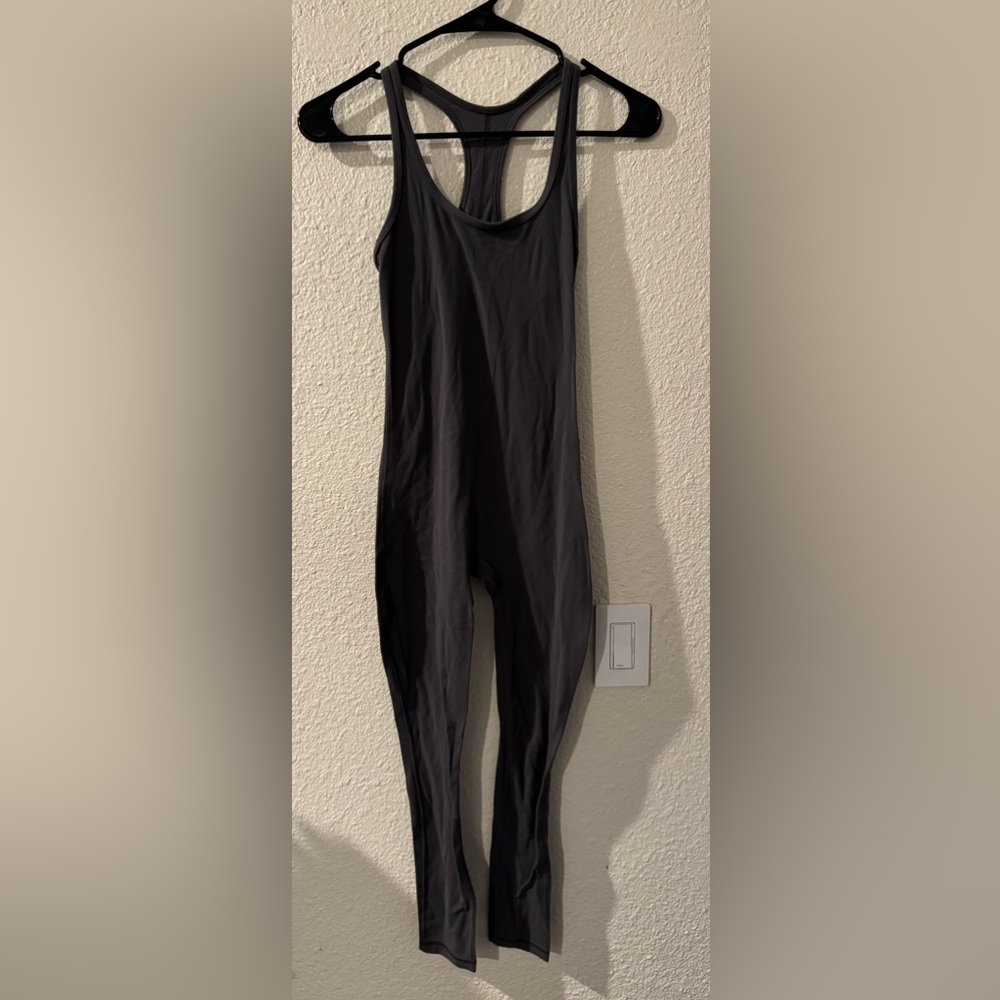 Aritzia Charcoal Sleeveless Jumpsuit